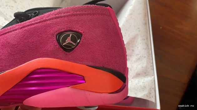 Chep Onekick DH4121-600 Pink (W) Retro 14 Shocking Low Jordan 0619